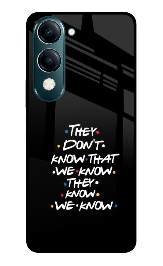 FRIENDS Dialogue Vivo Y19s 5G Glass Case