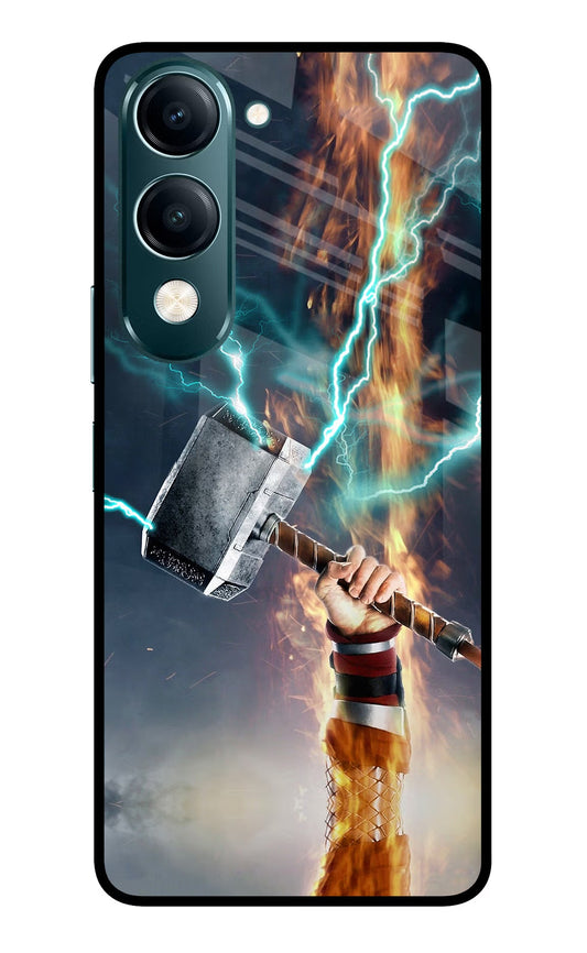 Thor Hammer Mjolnir Vivo Y19s 5G Glass Case