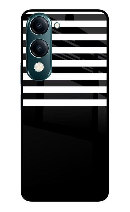 Black and White Print Vivo Y19s 5G Back Cover