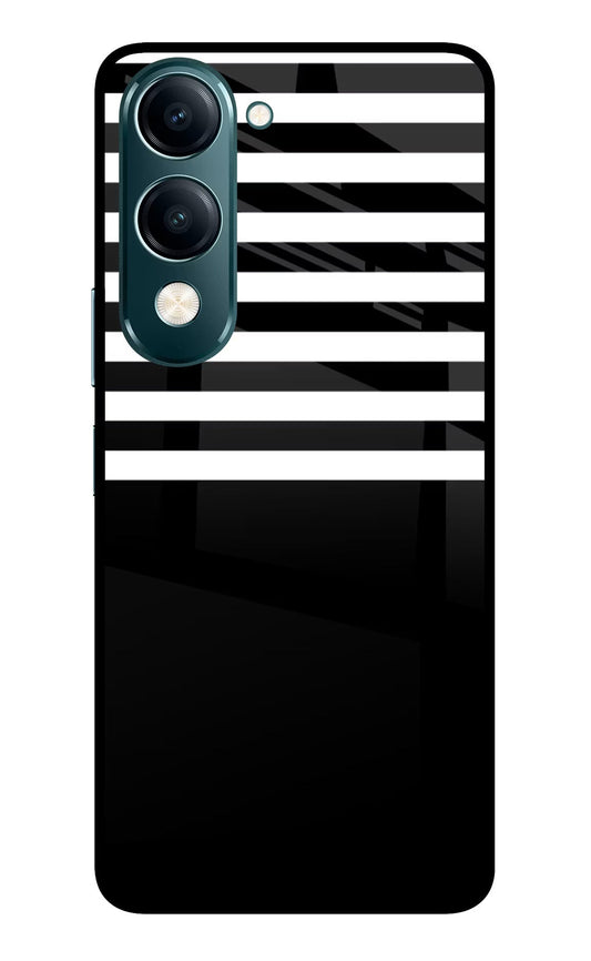 Black and White Print Vivo Y19s 5G Back Cover