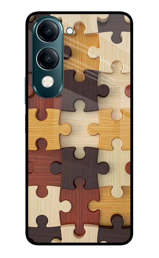 Wooden Puzzle Vivo Y19s 5G Back Cover