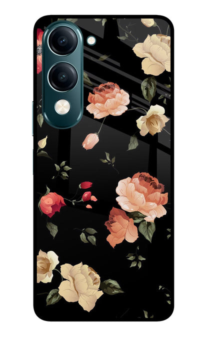 Flowers Vivo Y19s 5G Back Cover
