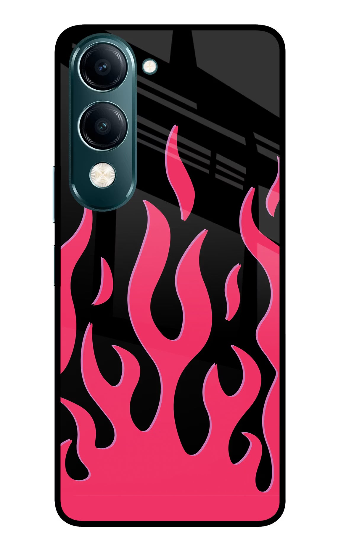 Fire Flames Vivo Y19s 5G Back Cover