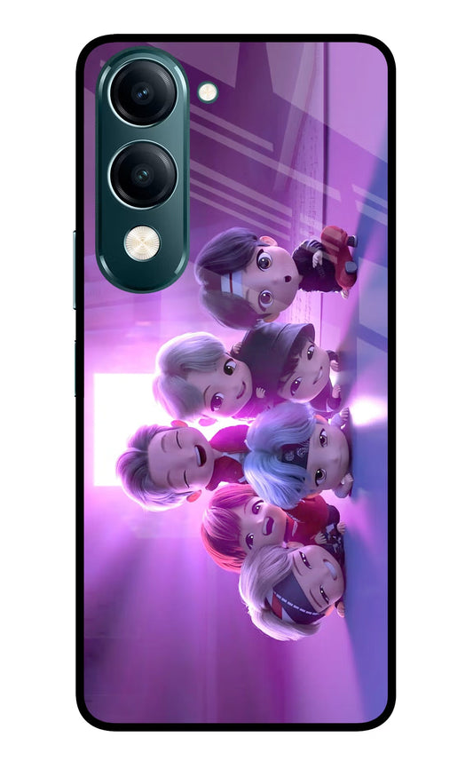 BTS Chibi Vivo Y19s 5G Glass Case