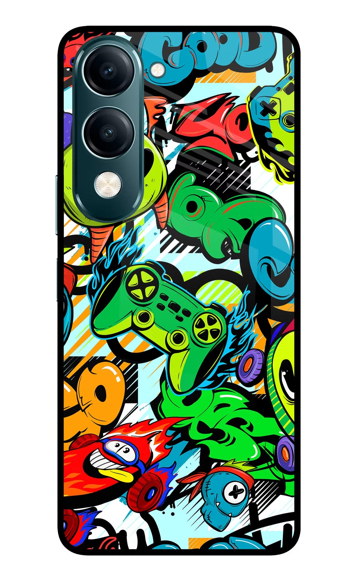 Game Doodle Vivo Y19s 5G Back Cover