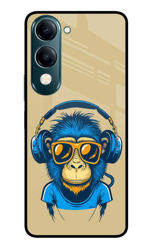 Monkey Headphone Vivo Y19s 5G Back Cover