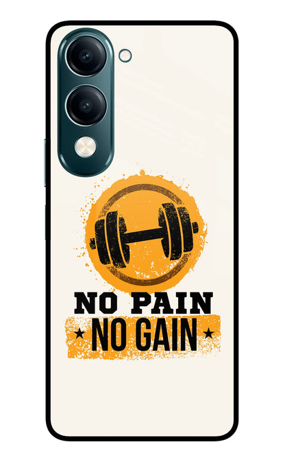No Pain No Gain Vivo Y19s 5G Back Cover