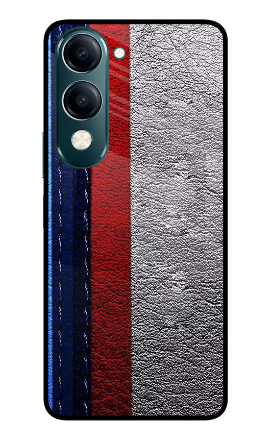 BMW Stripes Vivo Y19s 5G Glass Case