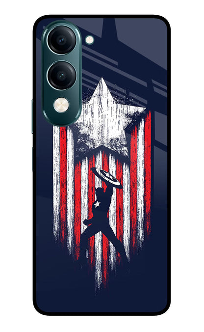 Captain America Marvel Art Vivo Y19s 5G Back Cover