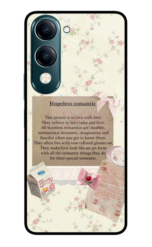 Hopeless Romantic Vivo Y19s 5G Back Cover
