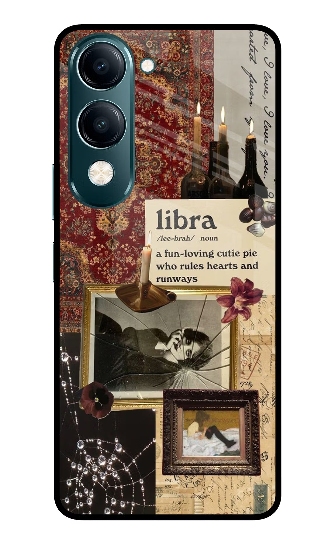 Libra Zodiac Vivo Y19s 5G Glass Case