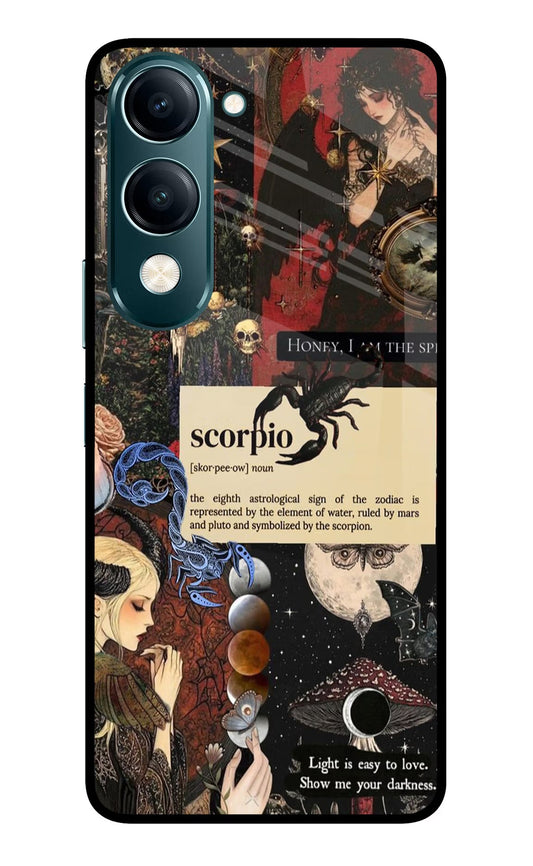 Scorpio Zodiac Vivo Y19s 5G Glass Case