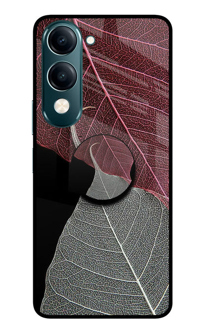 Leaf Pattern Vivo Y19s 5G Pop Case
