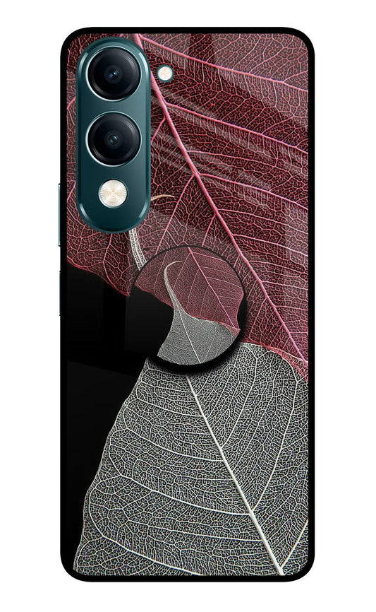 Leaf Pattern Vivo Y19s 5G Pop Case