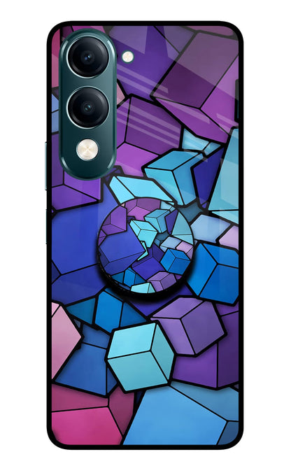 Cubic Abstract Vivo Y19s 5G Pop Case