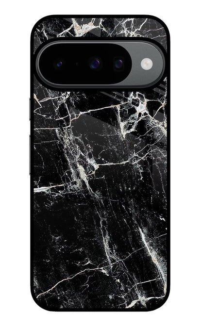 Black Marble Texture Google Pixel 10 Back Cover