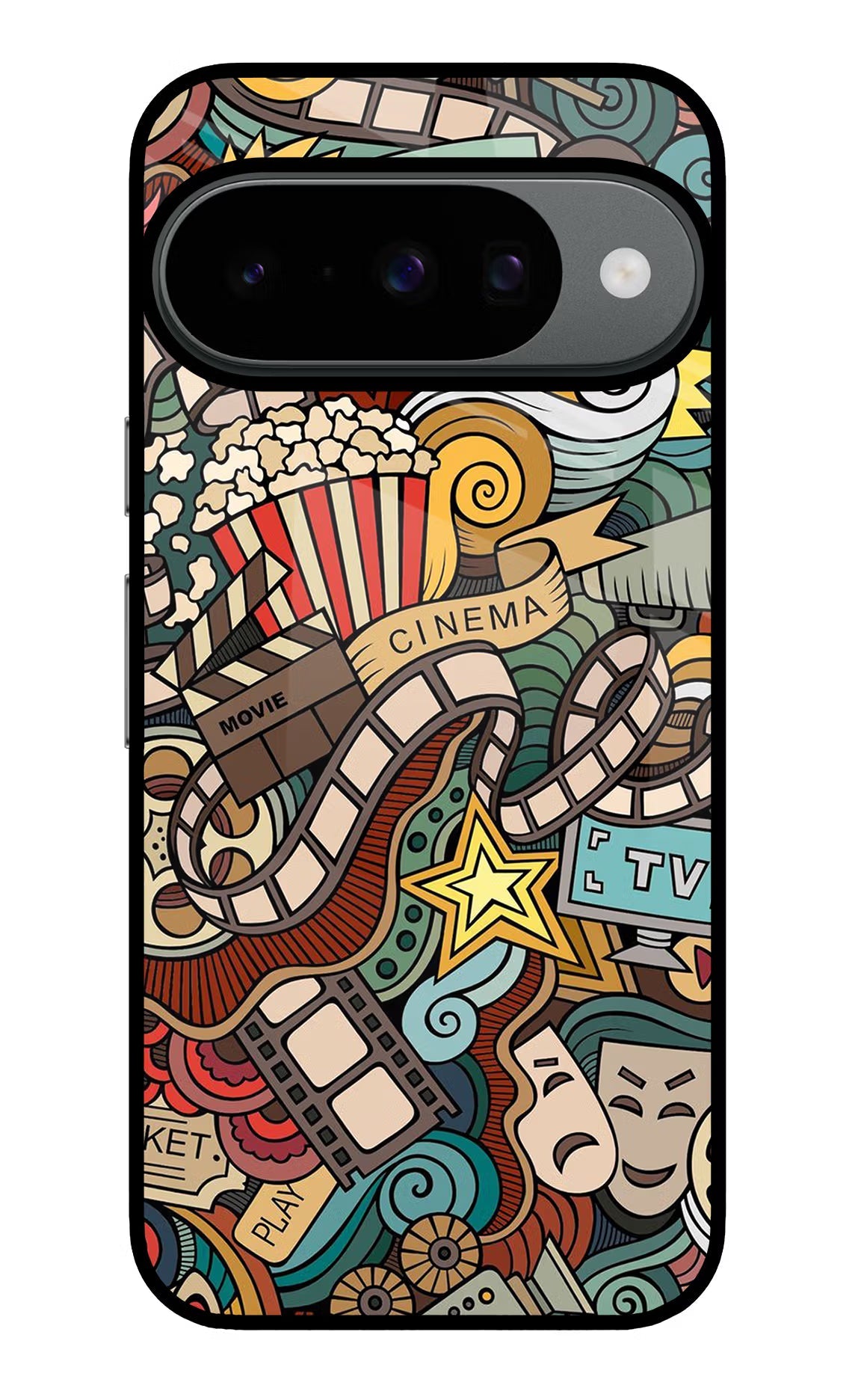 Cinema Abstract Google Pixel 10 Glass Case