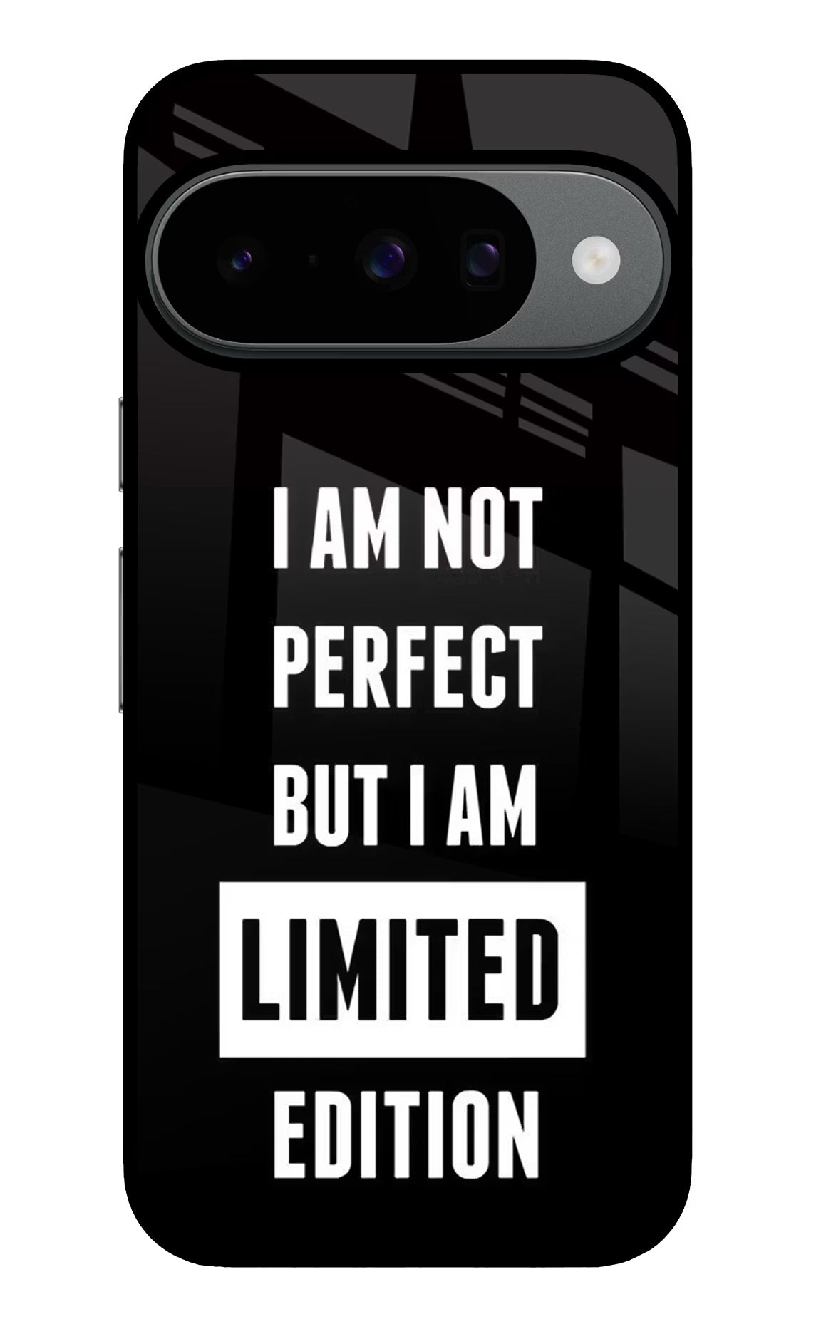 I Am Not Perfect But I Am Limited Edition Google Pixel 10 Glass Case