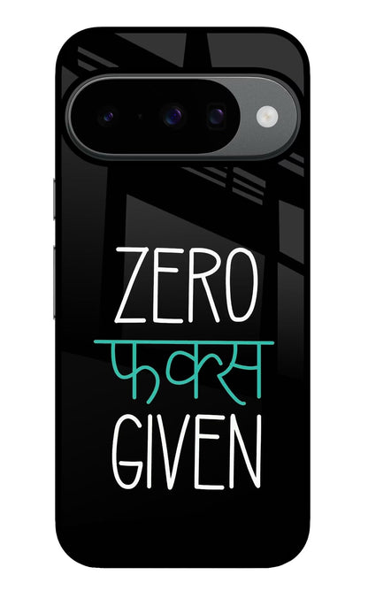 Zero Fucks Given Google Pixel 10 Back Cover