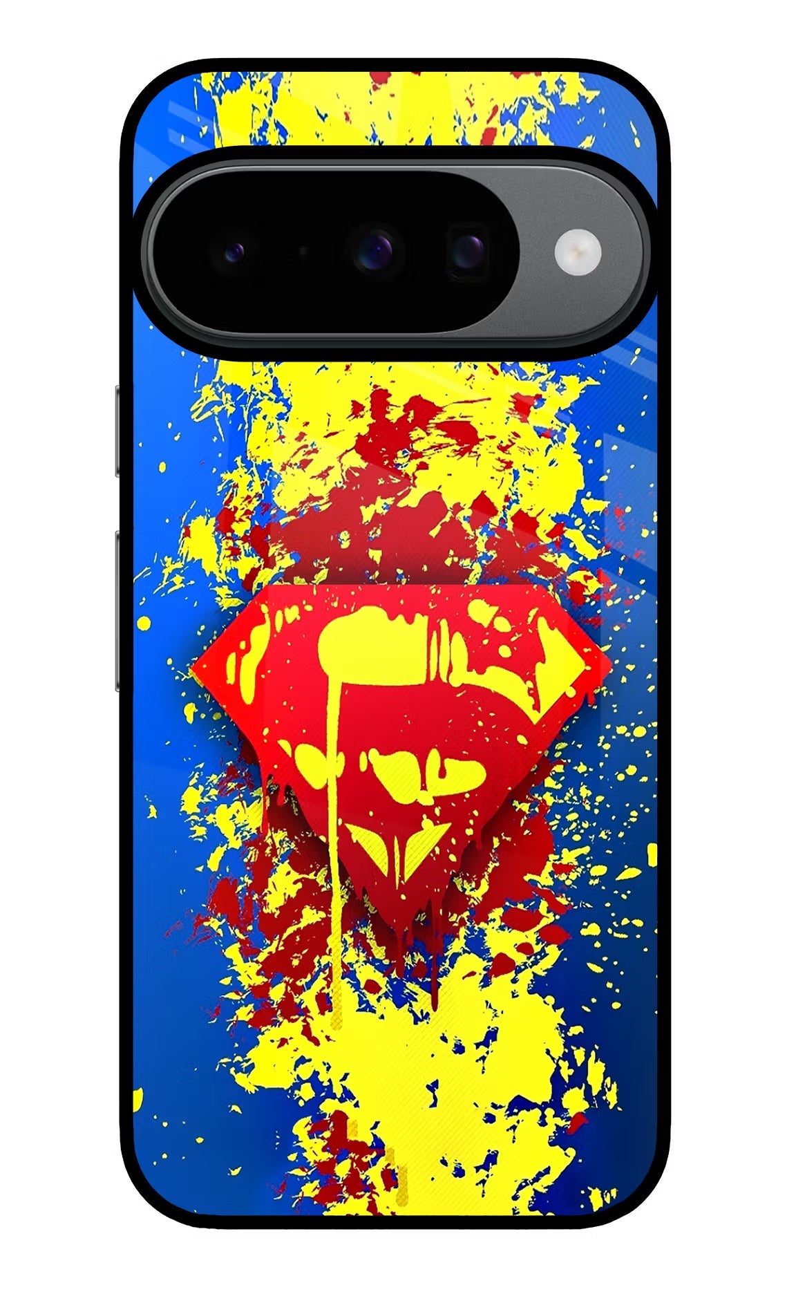 Superman logo Google Pixel 10 Glass Case