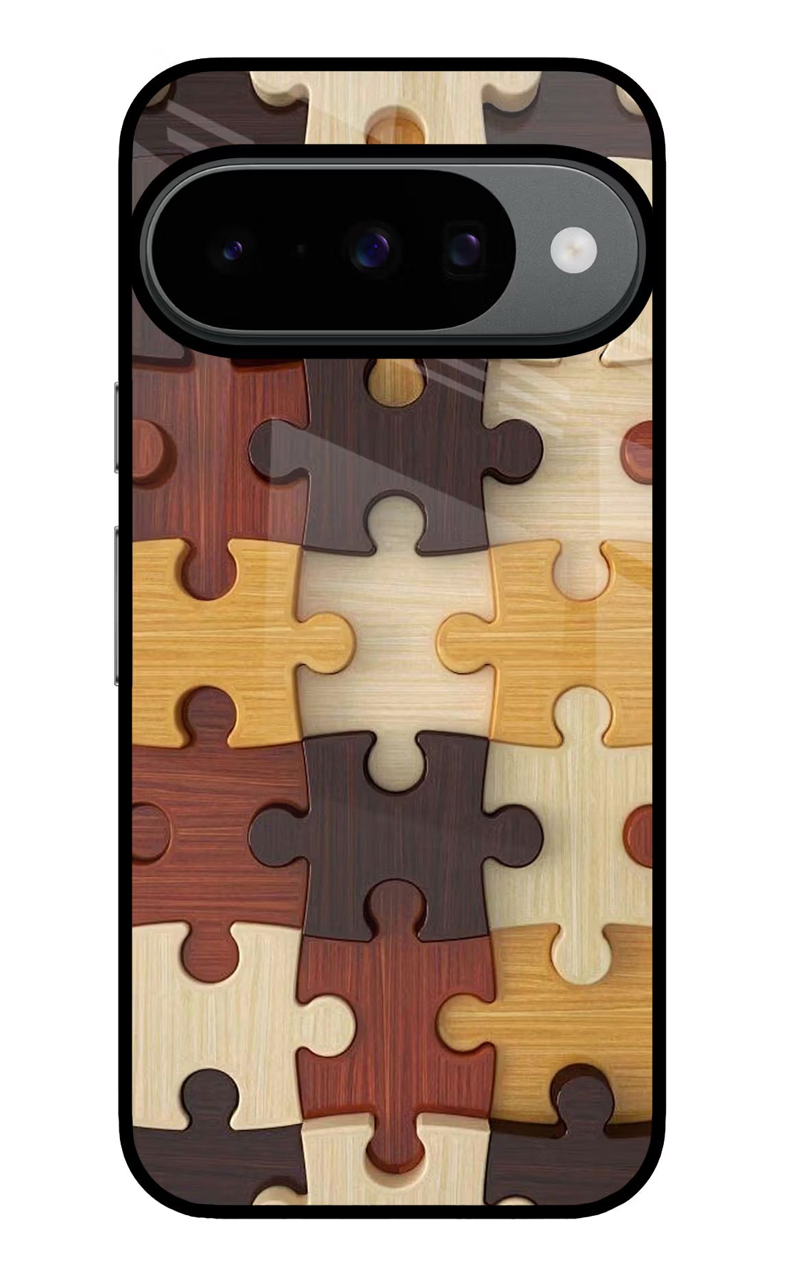 Wooden Puzzle Google Pixel 10 Back Cover