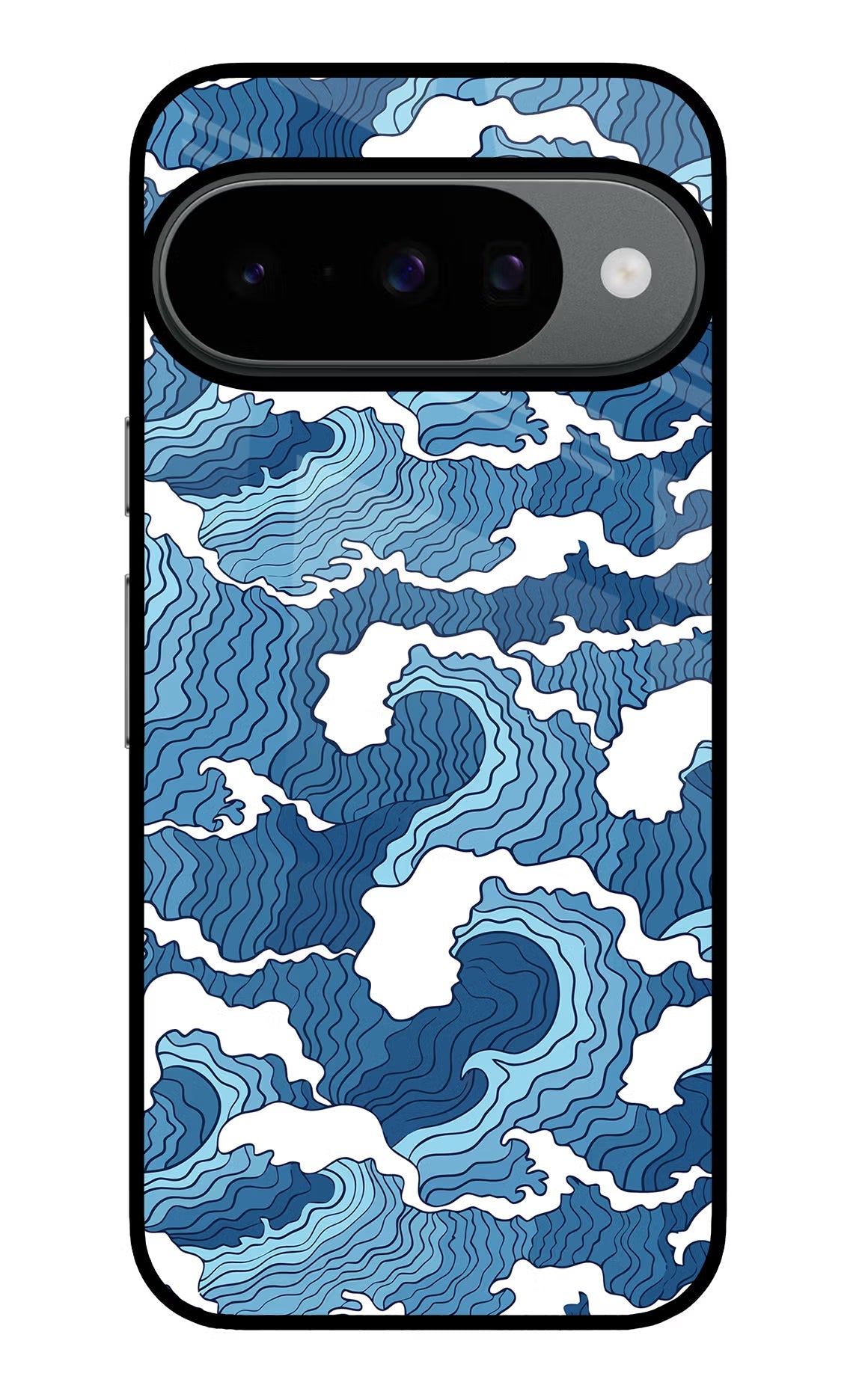Blue Waves Google Pixel 10 Back Cover