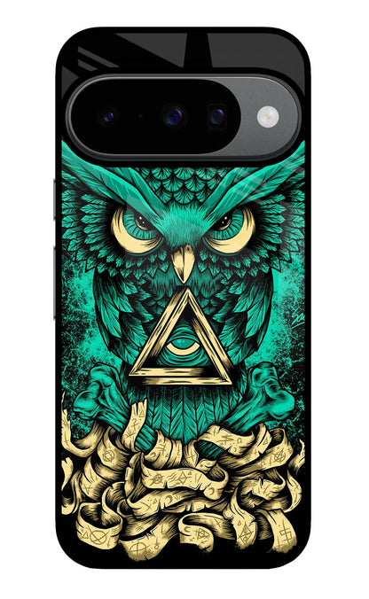 Green Owl Google Pixel 10 Back Cover