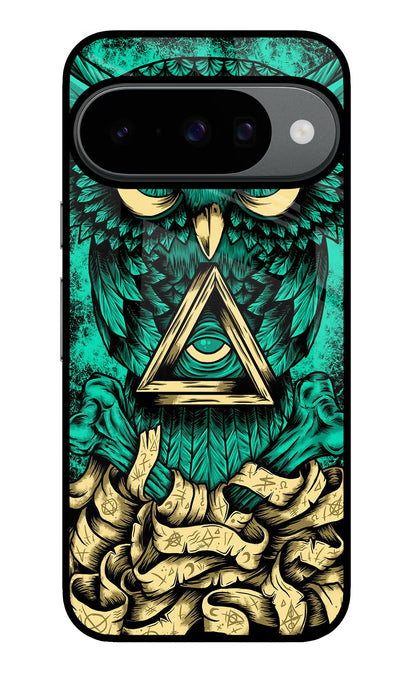 Green Owl Google Pixel 10 Back Cover
