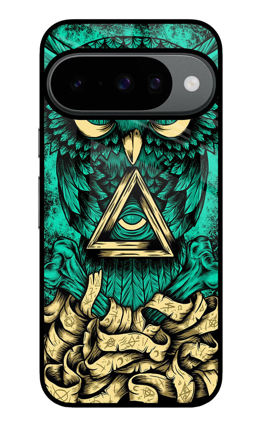 Green Owl Google Pixel 10 Back Cover
