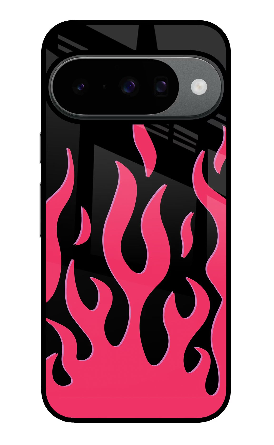 Fire Flames Google Pixel 10 Back Cover