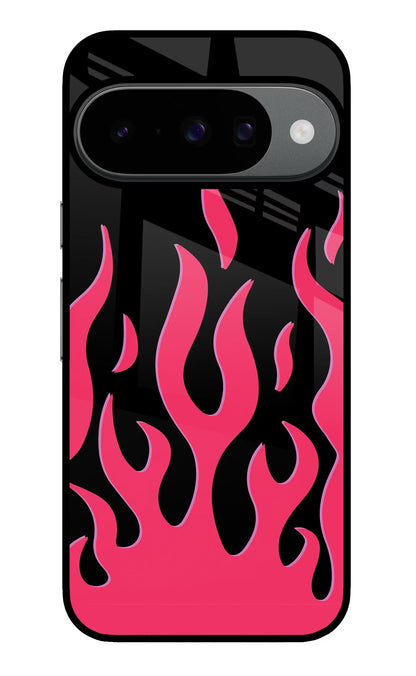 Fire Flames Google Pixel 10 Back Cover