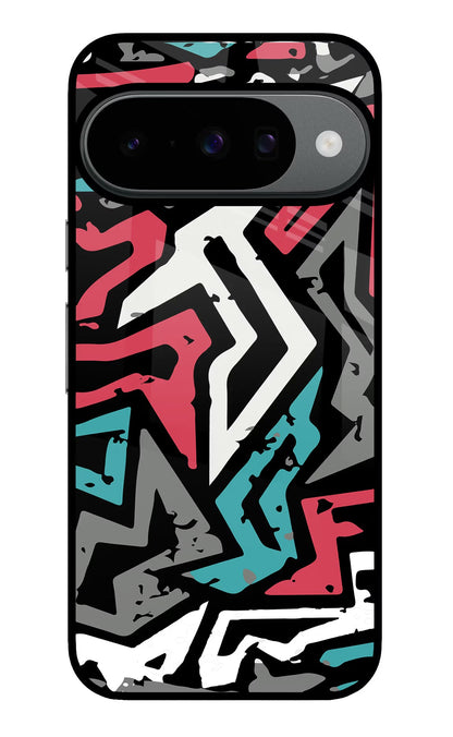 Geometric Graffiti Google Pixel 10 Back Cover