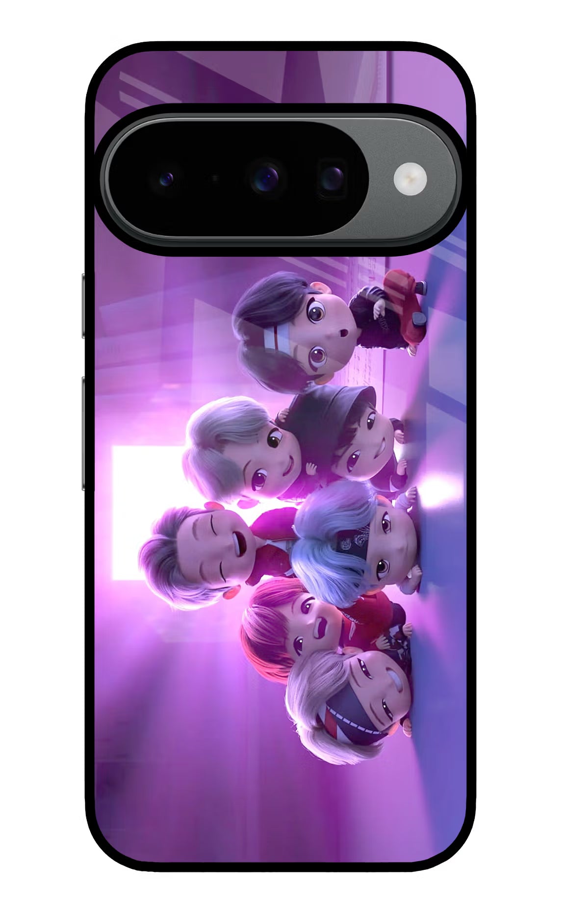 BTS Chibi Google Pixel 10 Back Cover