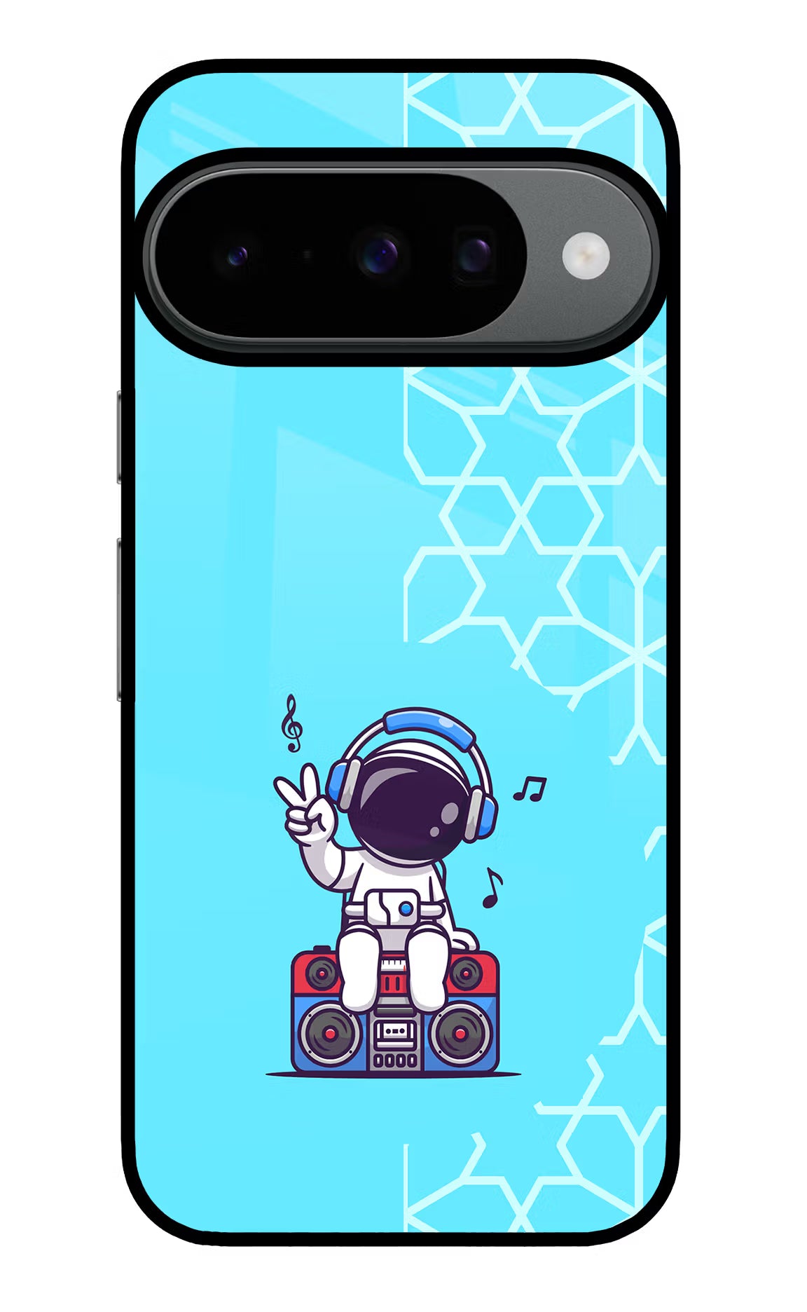Cute Astronaut Chilling Google Pixel 10 Back Cover