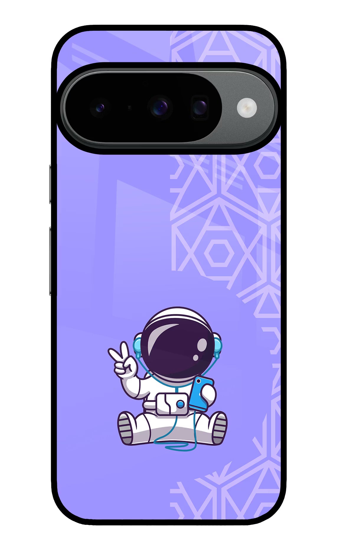 Cute Astronaut Chilling Google Pixel 10 Back Cover