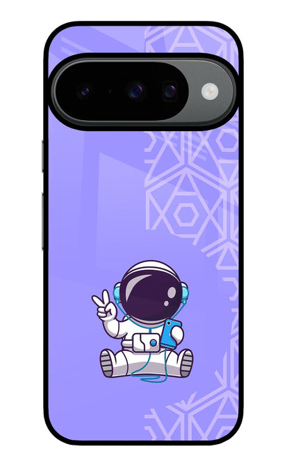 Cute Astronaut Chilling Google Pixel 10 Back Cover