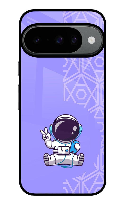 Cute Astronaut Chilling Google Pixel 10 Back Cover