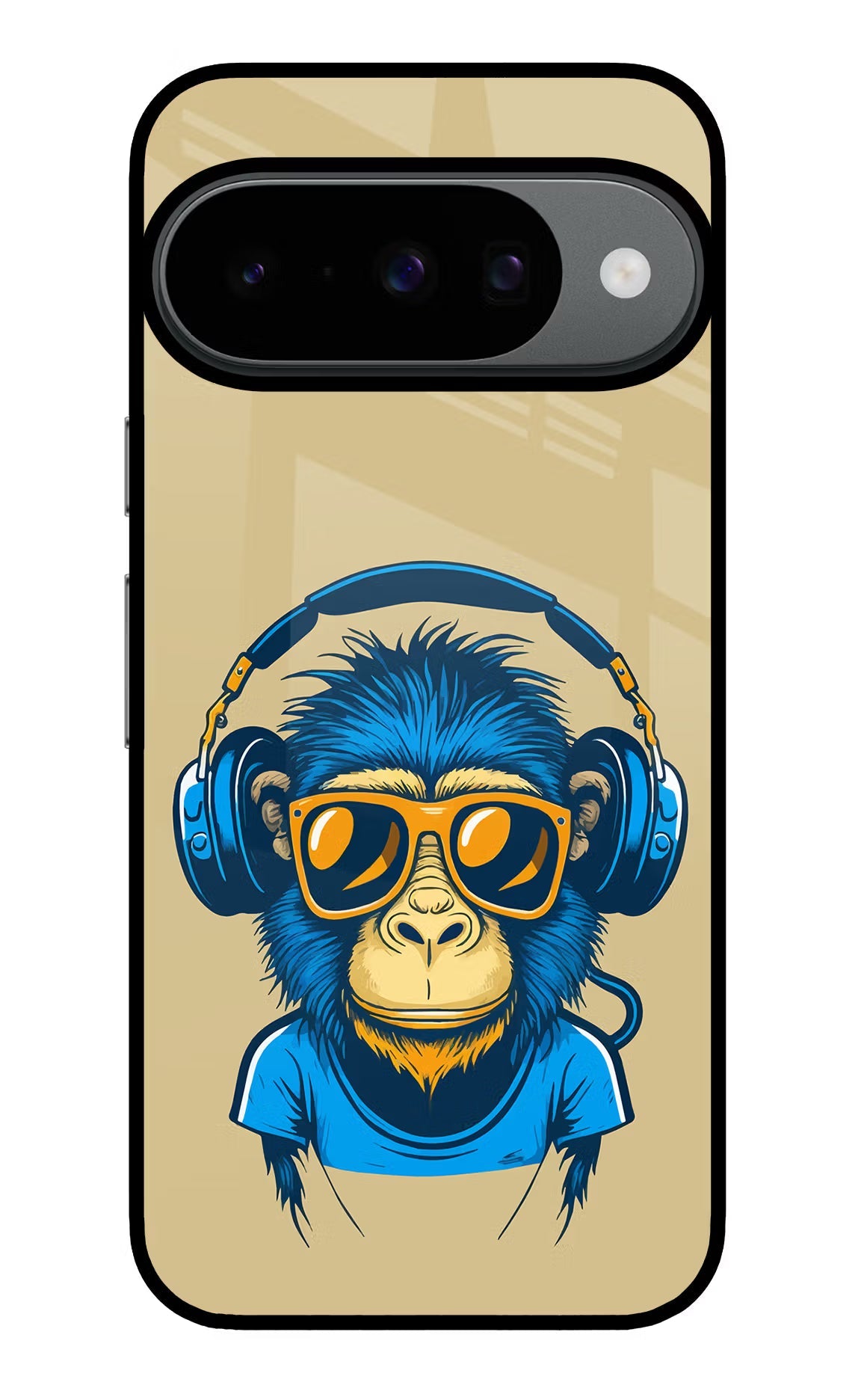 Monkey Headphone Google Pixel 10 Glass Case