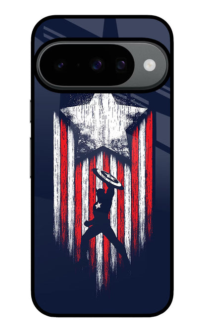 Captain America Marvel Art Google Pixel 10 Back Cover