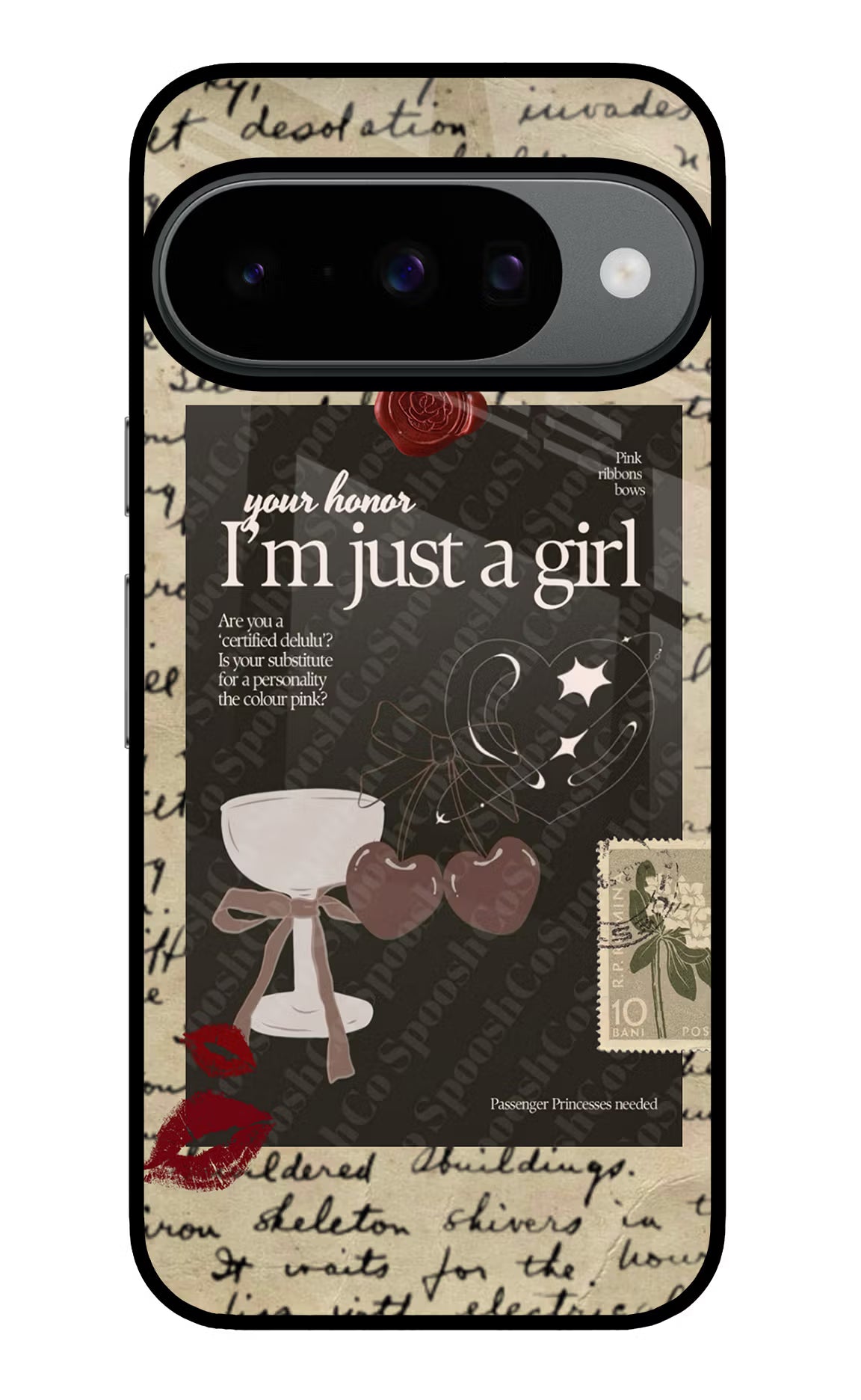 I am just a girl Google Pixel 10 Back Cover