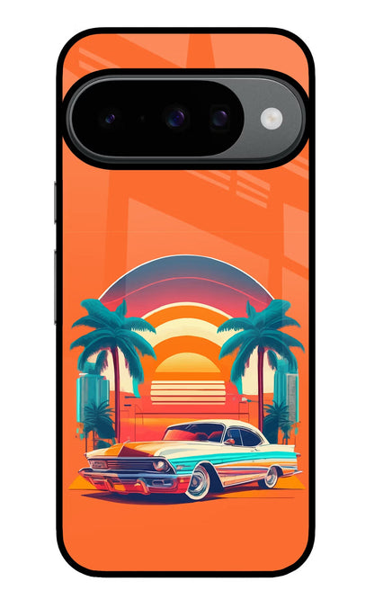 Palm Drive 80s Google Pixel 10 Back Cover