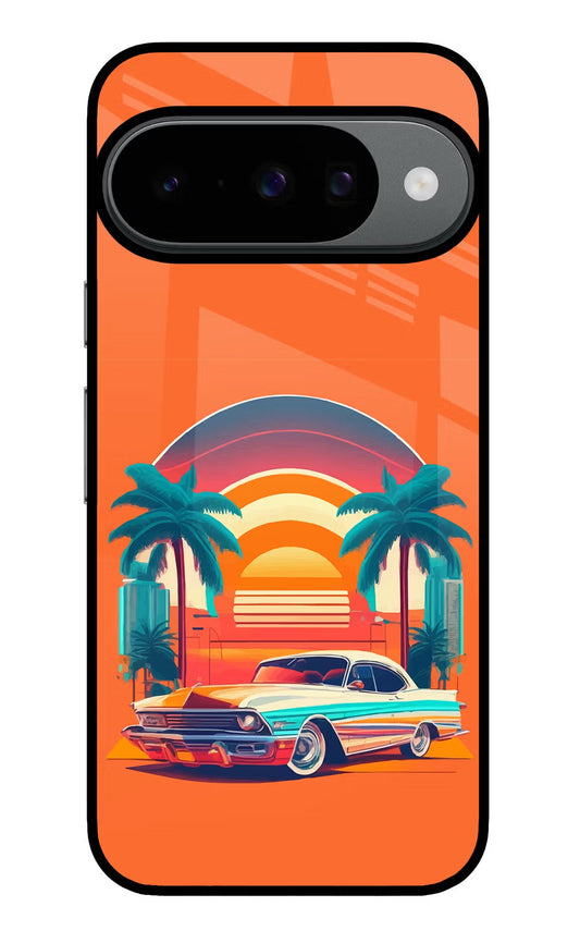 Palm Drive 80s Google Pixel 10 Back Cover