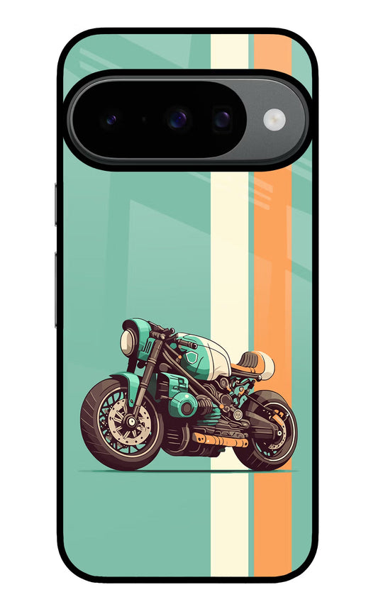 Striped Moto Drift Google Pixel 10 Glass Case