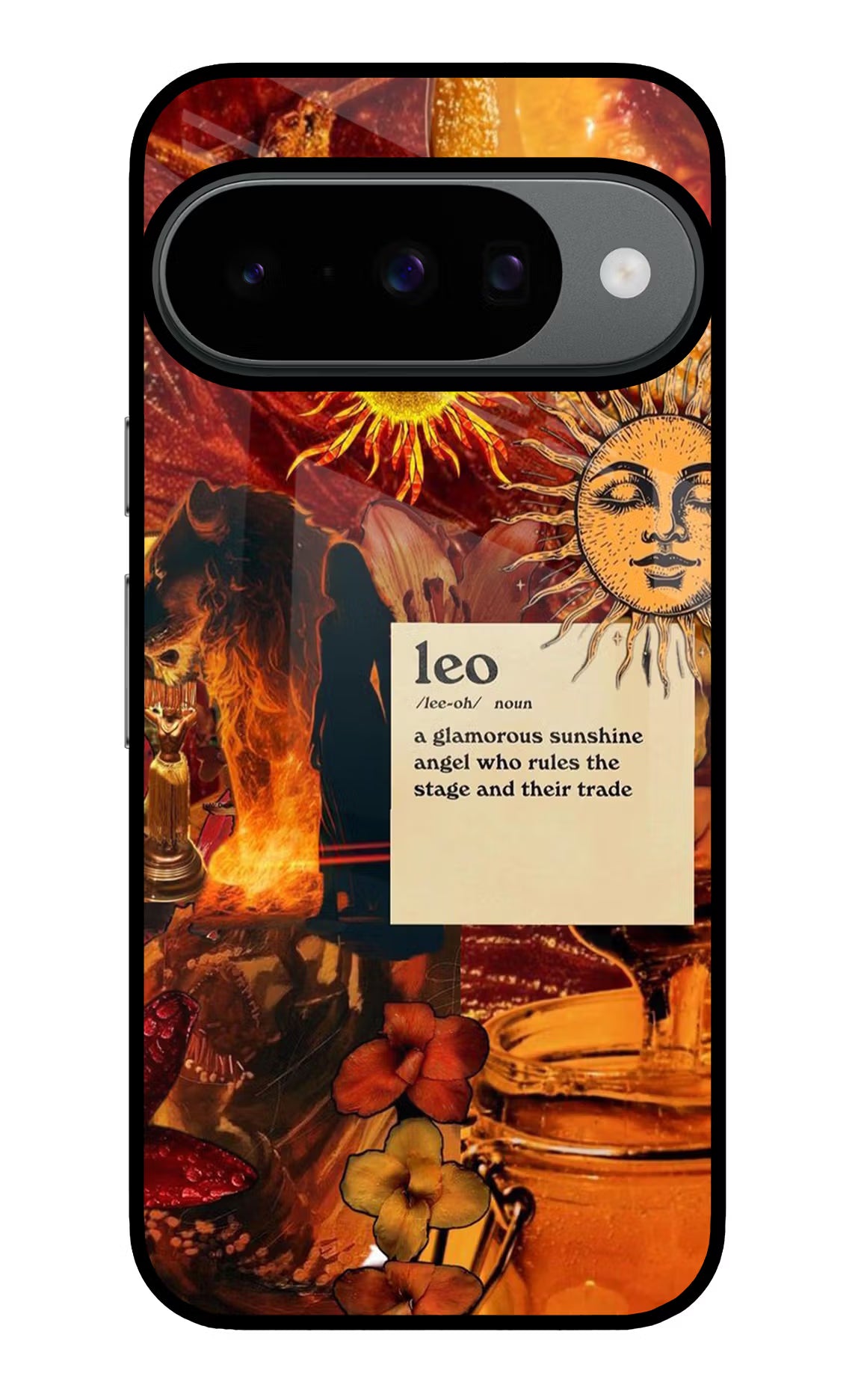 Leo Zodiac Google Pixel 10 Glass Case