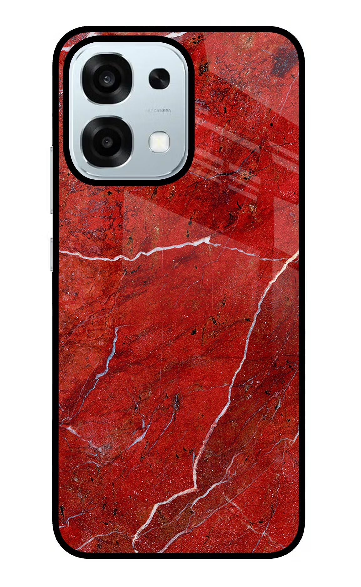 Red Marble Design Oppo F31 5G Back Cover