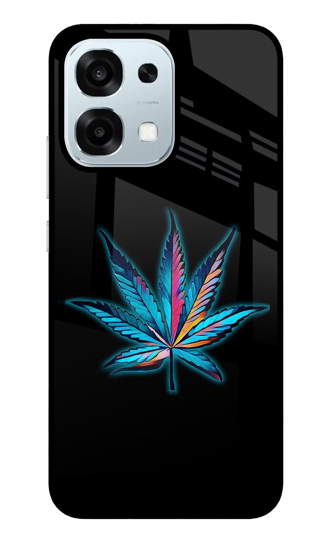 Weed Oppo F31 5G Glass Case