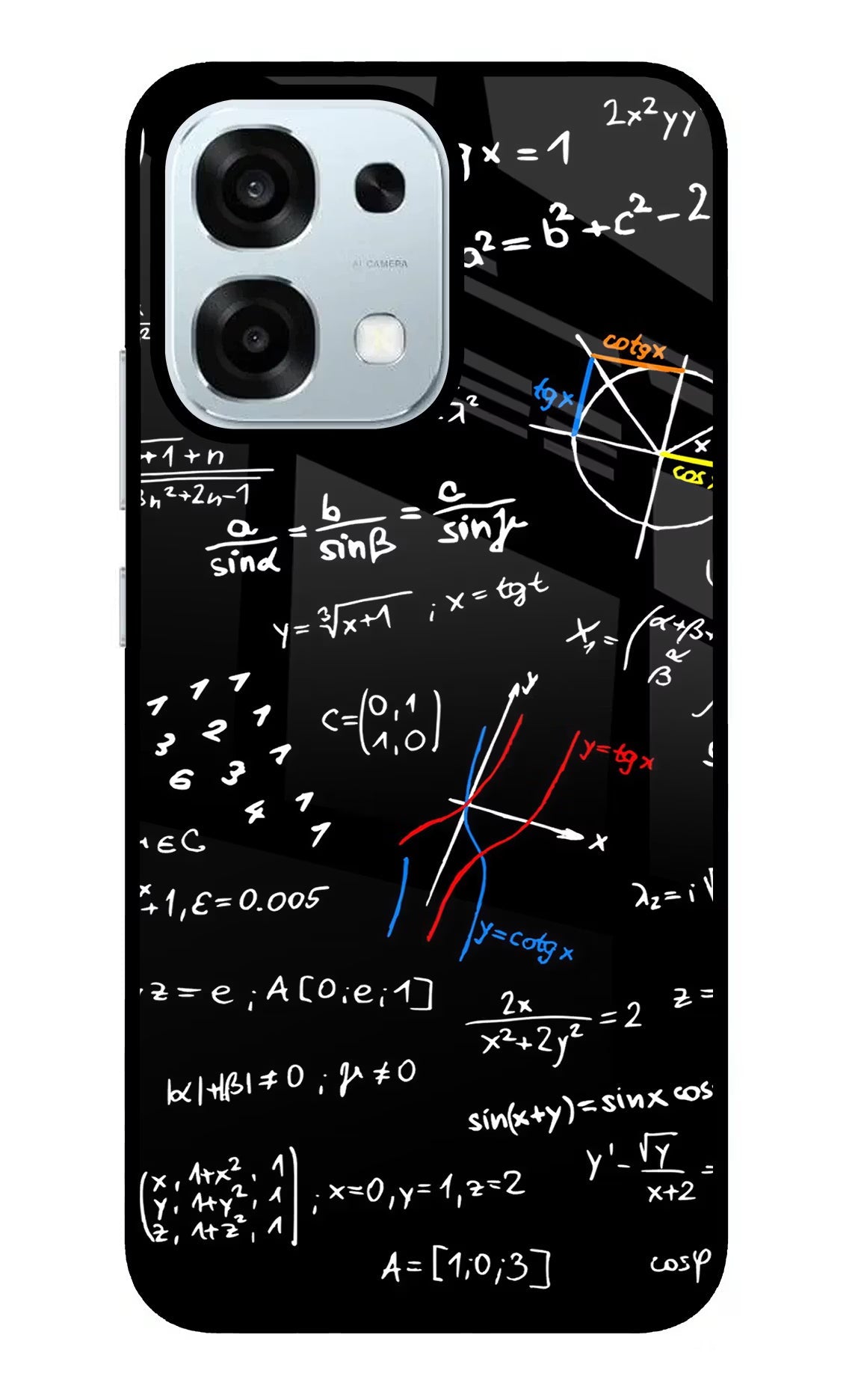 Mathematics Formula Oppo F31 5G Back Cover