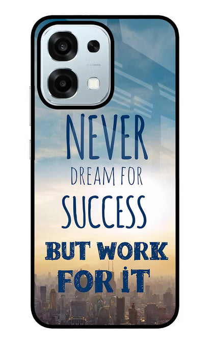Never Dream For Success But Work For It Oppo F31 5G Back Cover