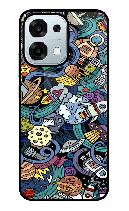 Space Abstract Oppo F31 5G Back Cover