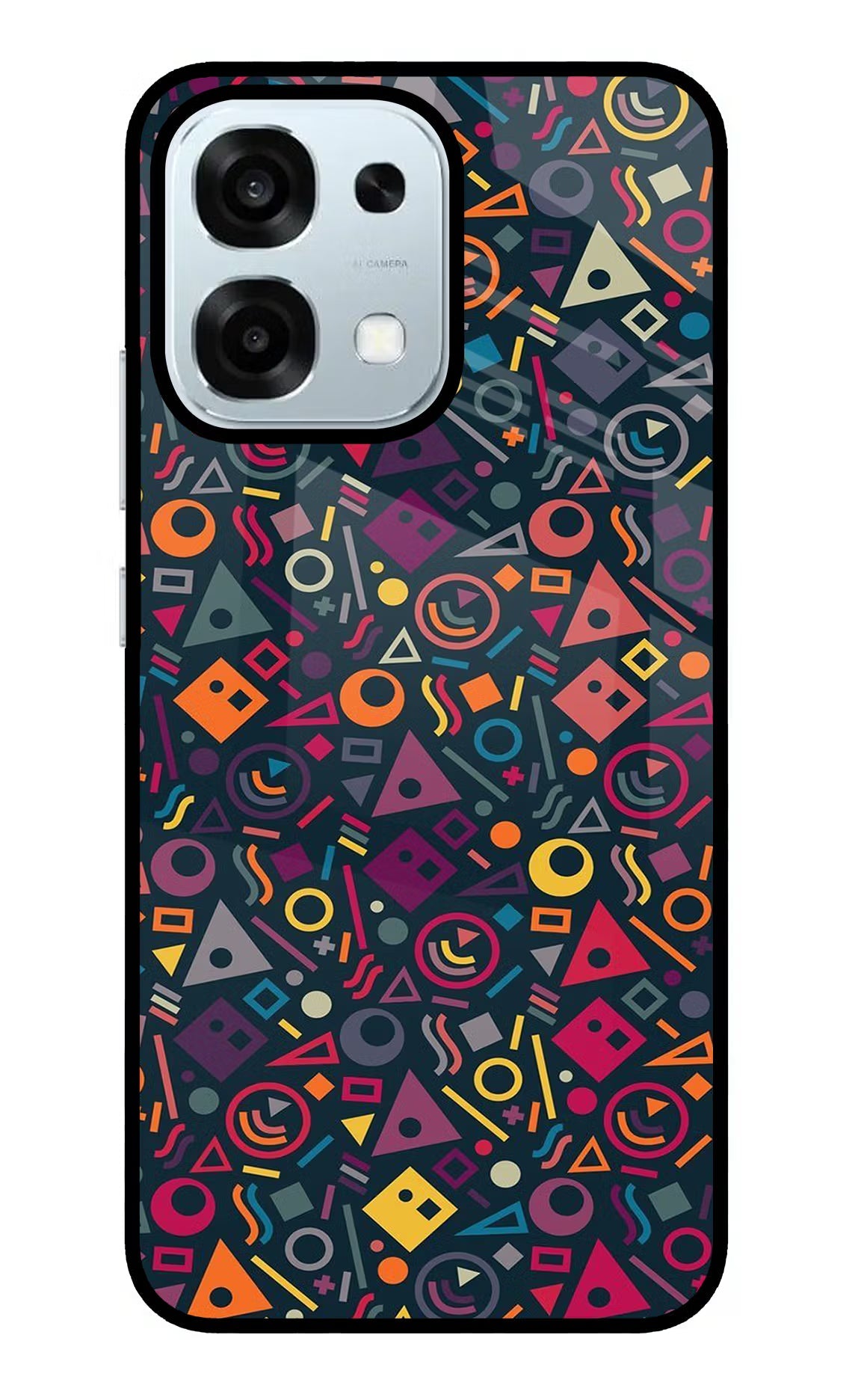 Geometric Abstract Oppo F31 5G Glass Case